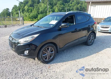 2015 Hyundai Tucson Se из США, поврежденный, VIN KM8JU3AGXFU062556